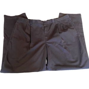 L.L. Bean Slacks Dress Pants Classic Fit Pleated Front Big & Tall 44X34 Casual
